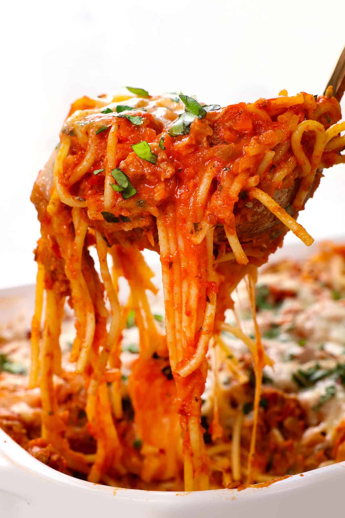 Easy Baked Spaghetti
