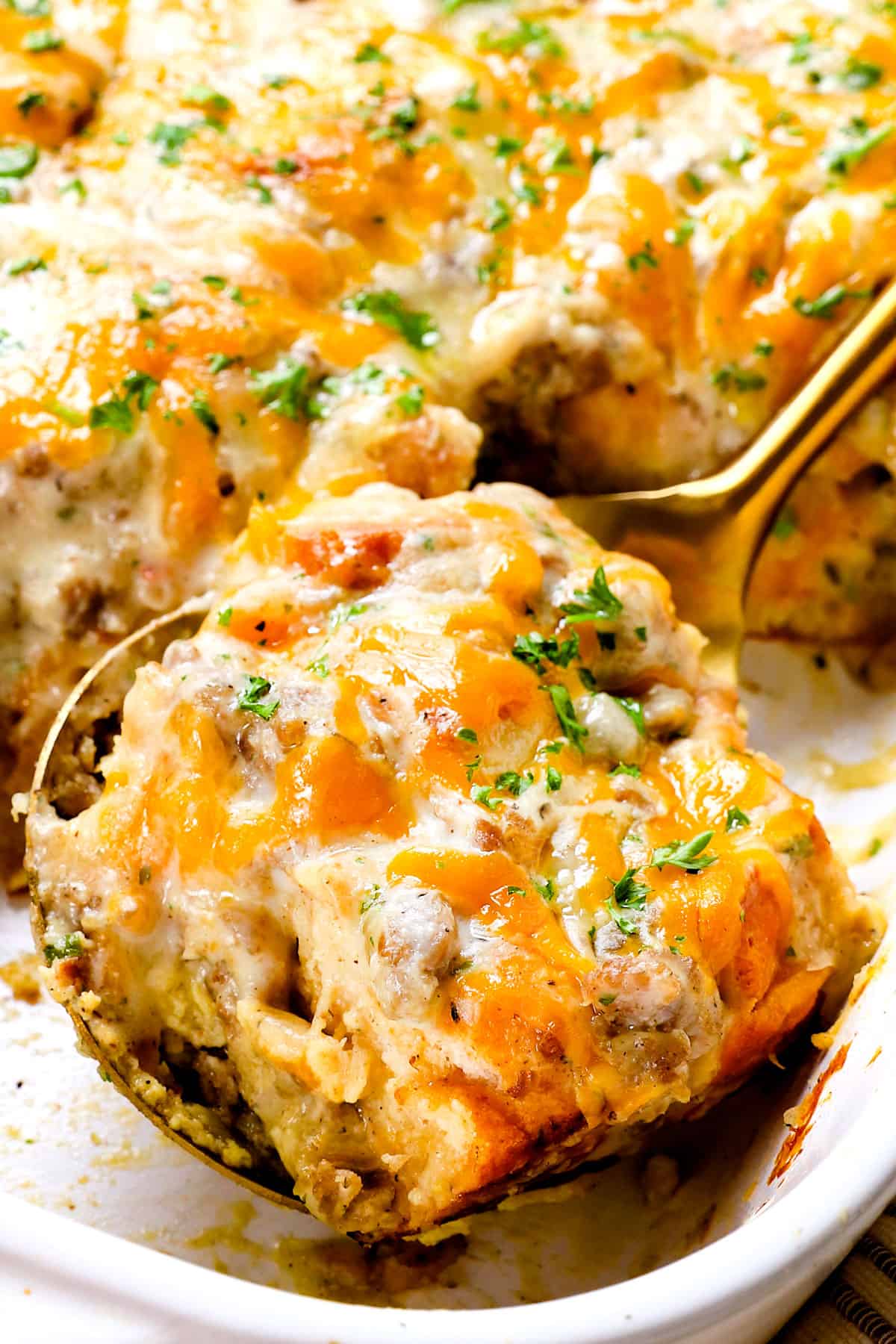 Biscuits and Gravy Breakfast Casserole