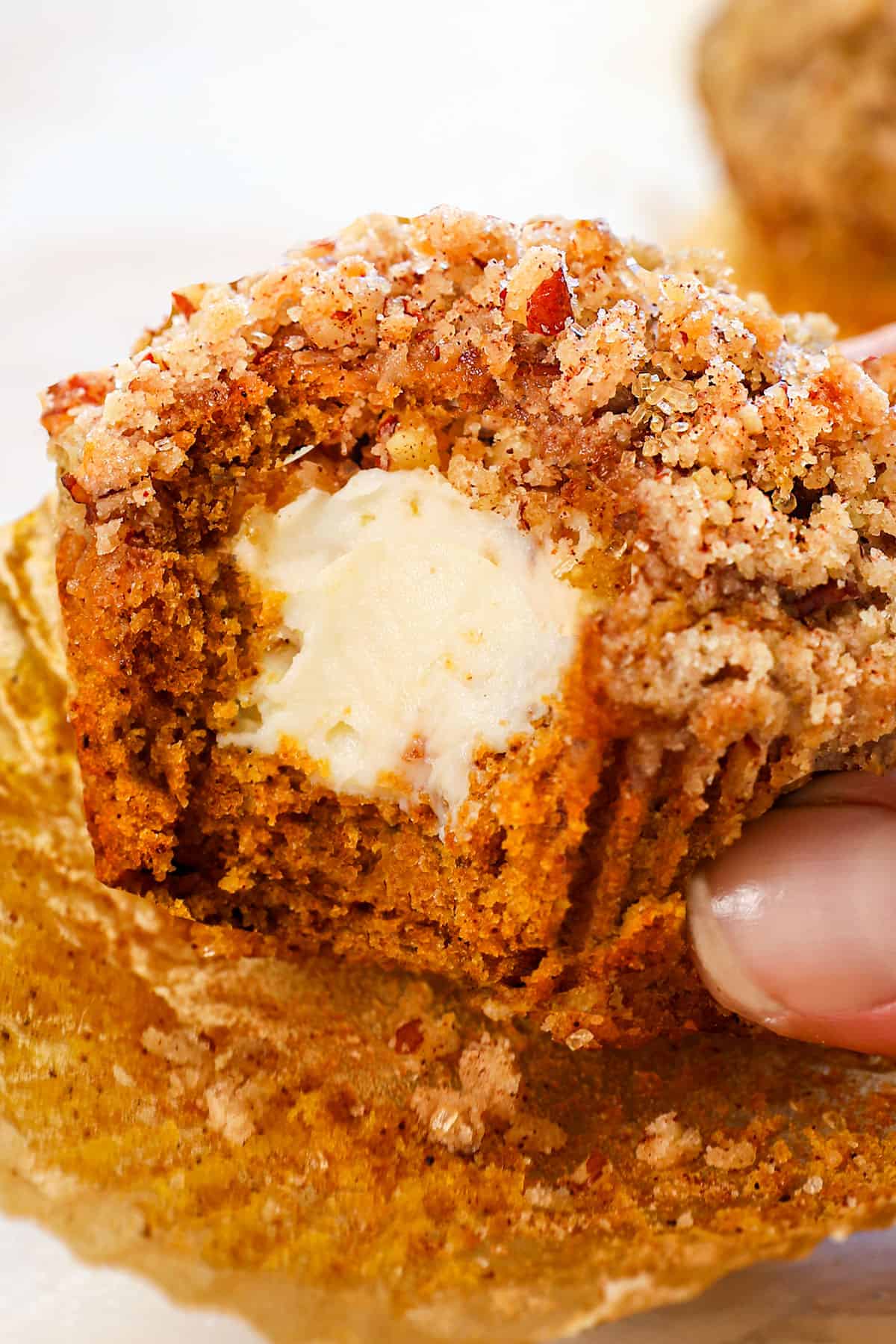 Pumpkin Cheesecake Muffins
