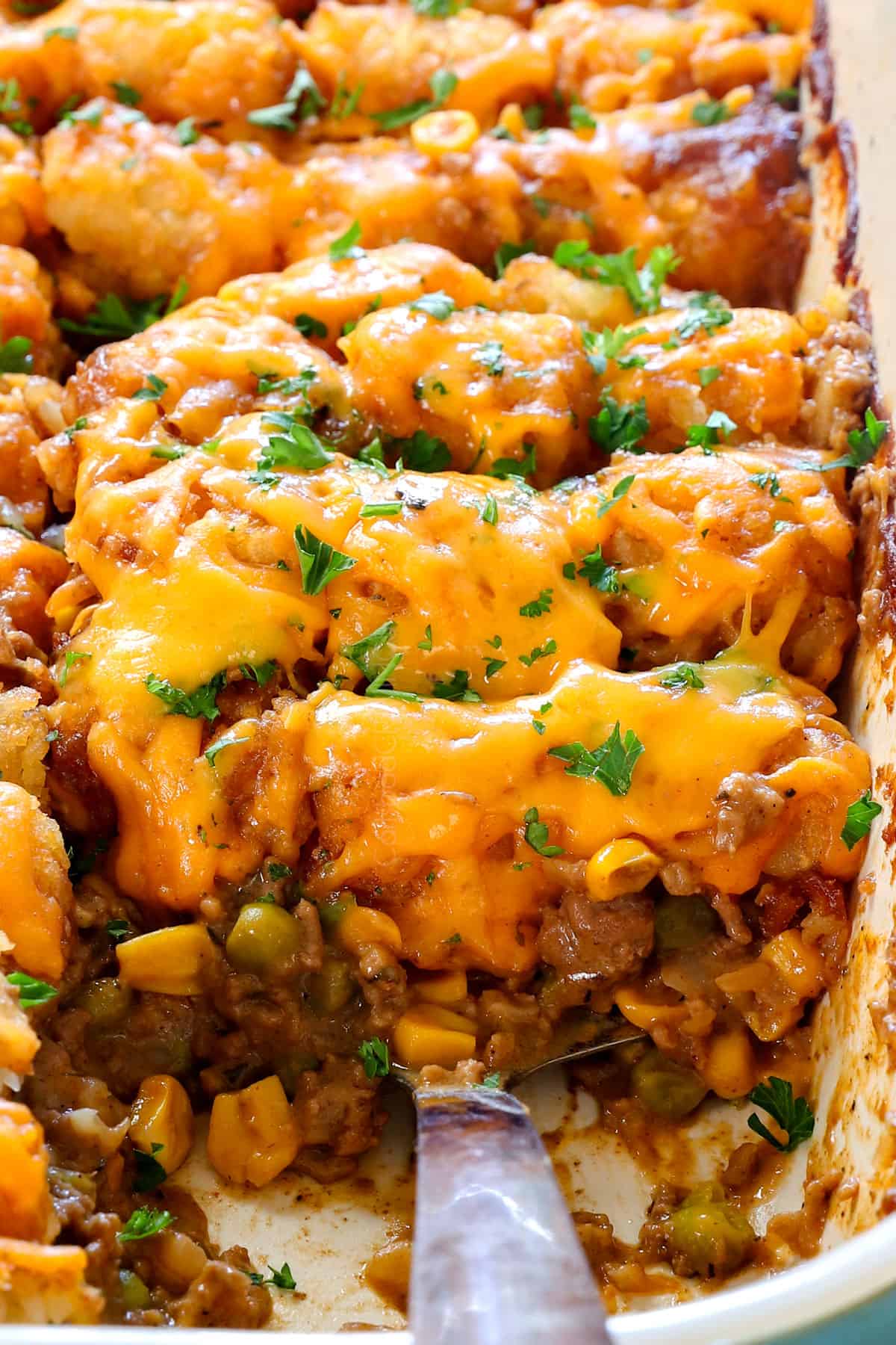 Cheesy Tater Tot Casserole