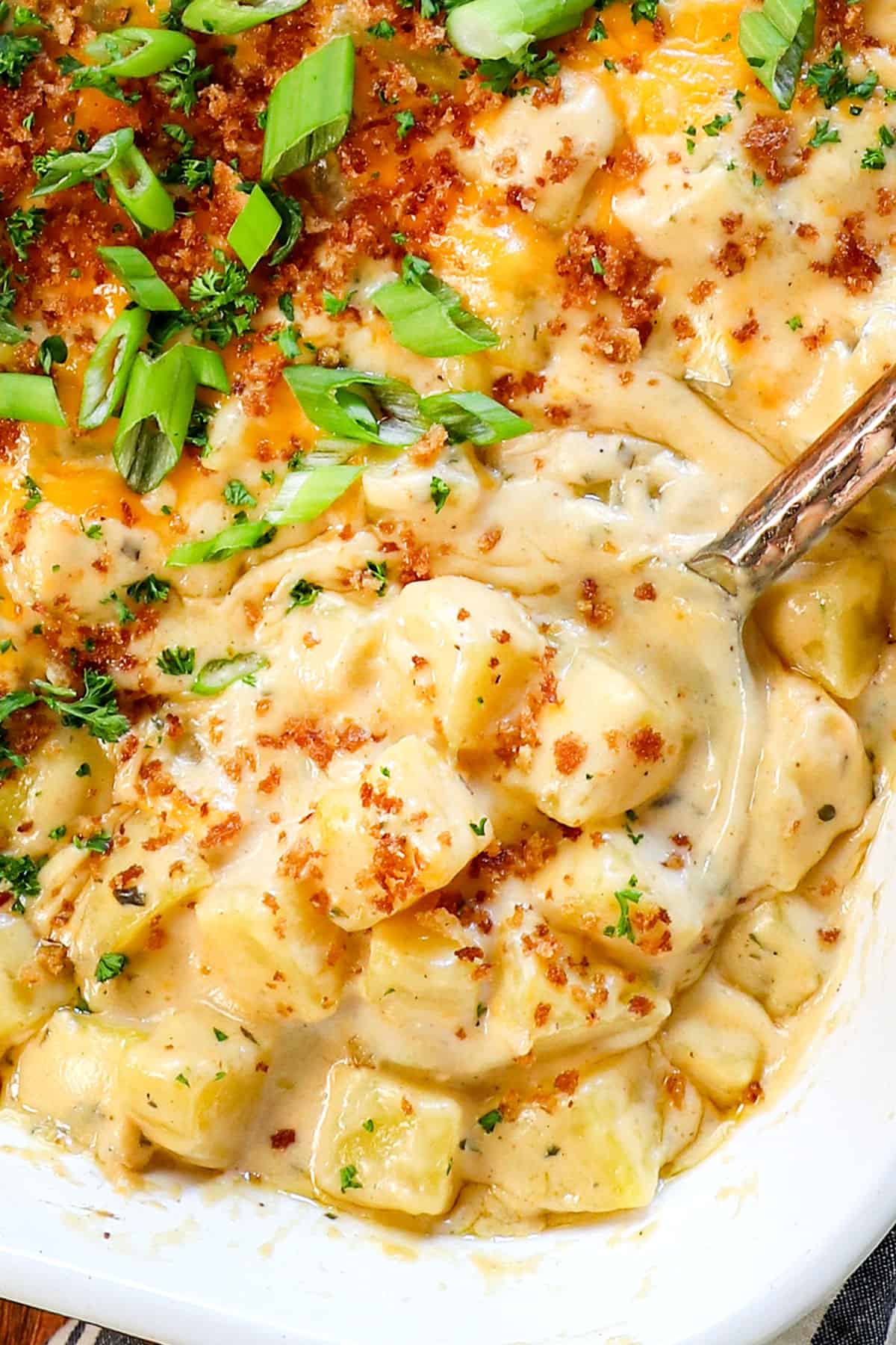 Cheesy Diced Potatoes