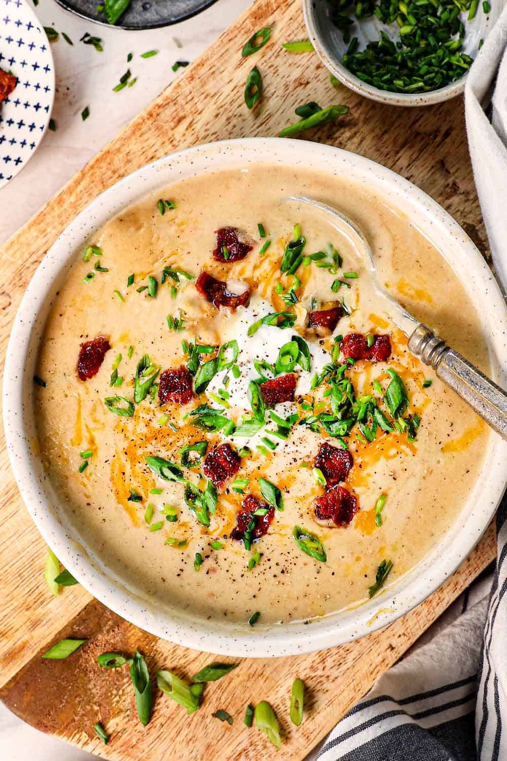 Easy Baked Potato Soup