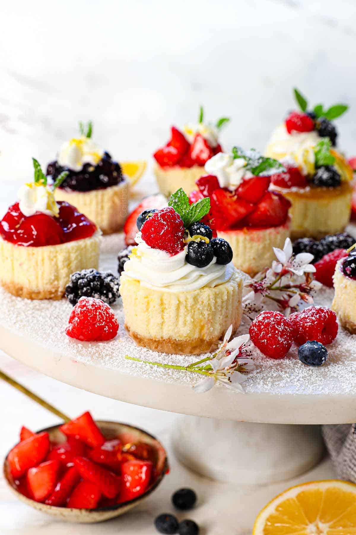 Mini Cheesecakes with Vanilla Wafers