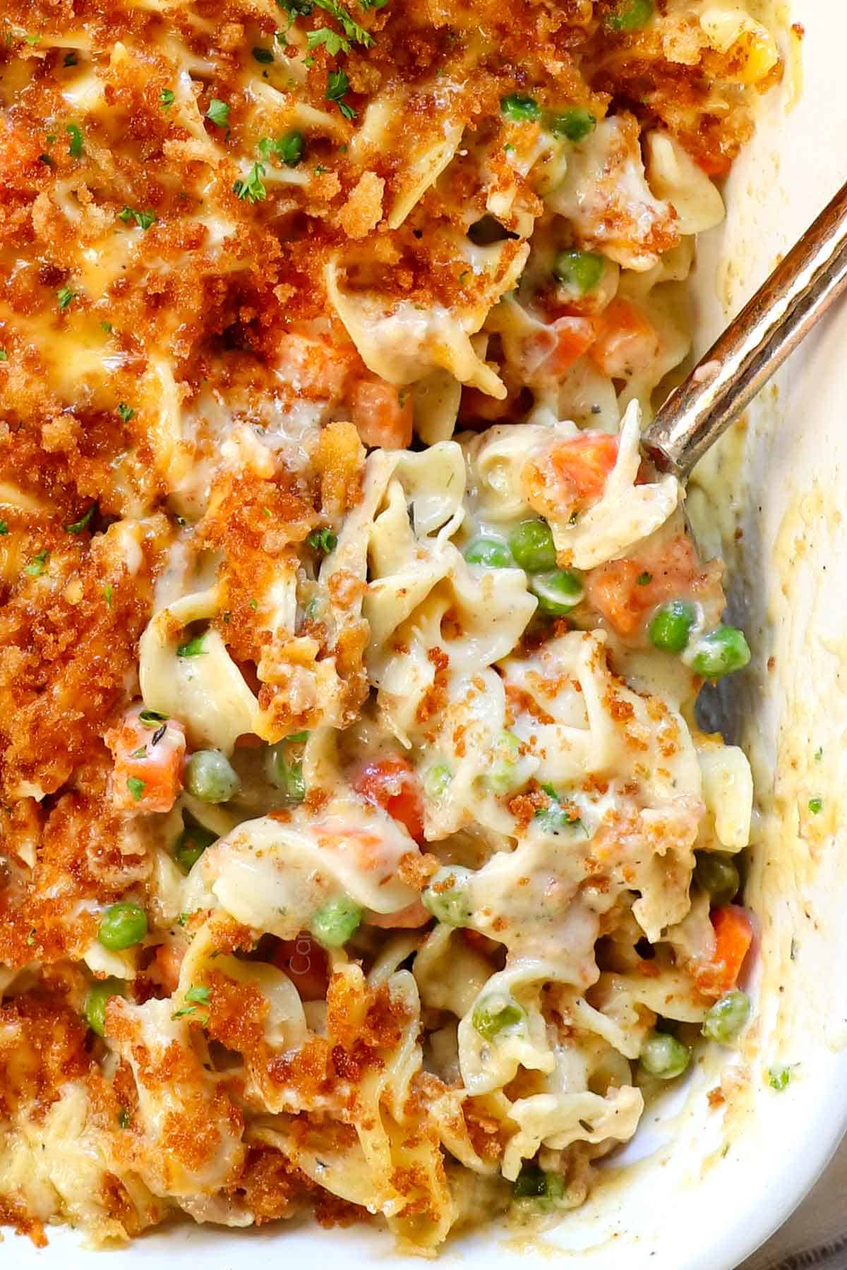 Chicken Egg Noodle Casserole