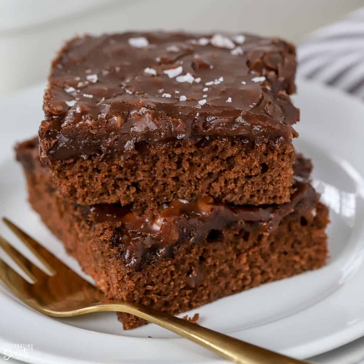 Small Chocolate Cake Recipe (Mini Texas Sheet Cake)
