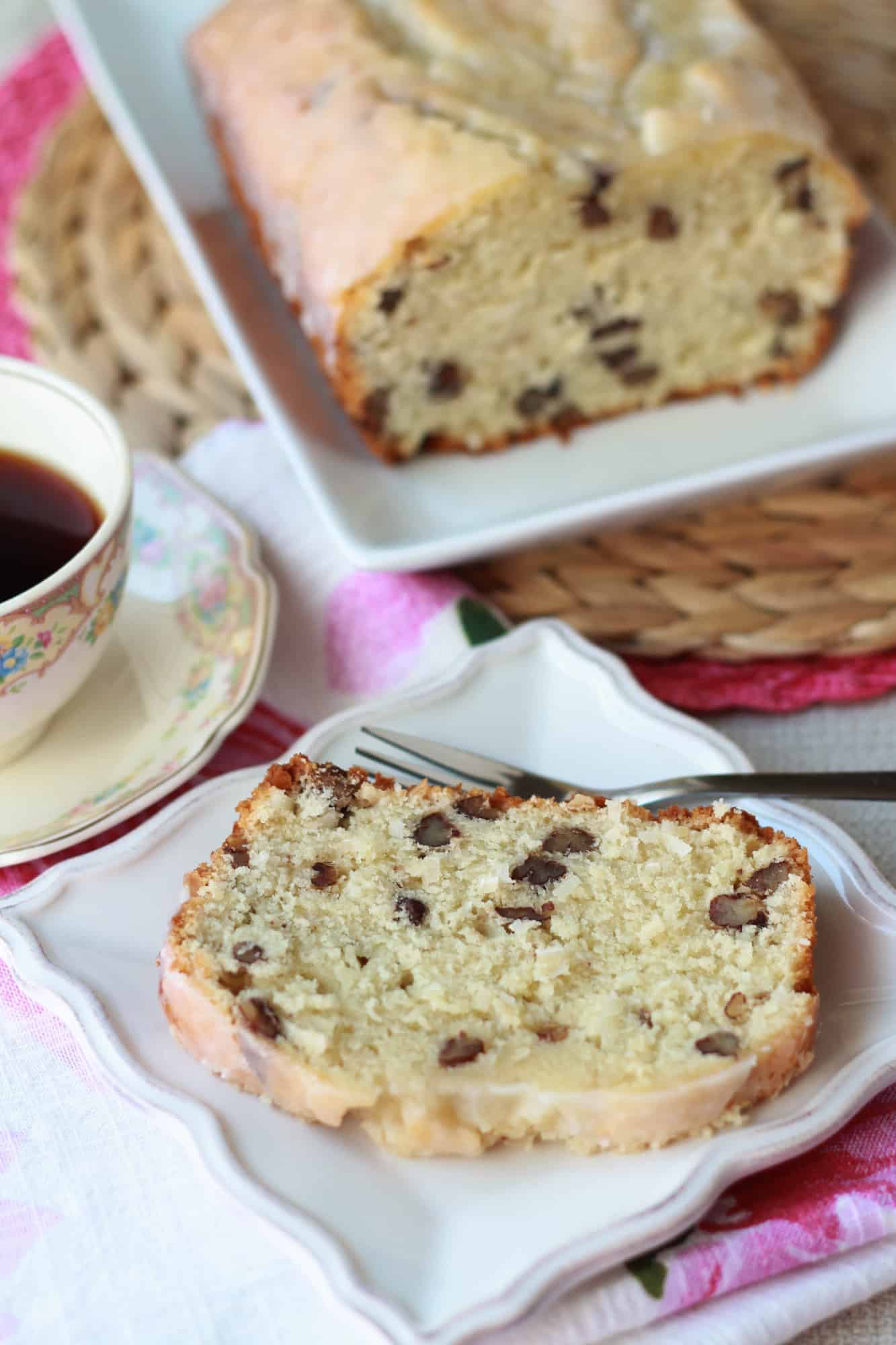 Coconut Pecan Pound Cake