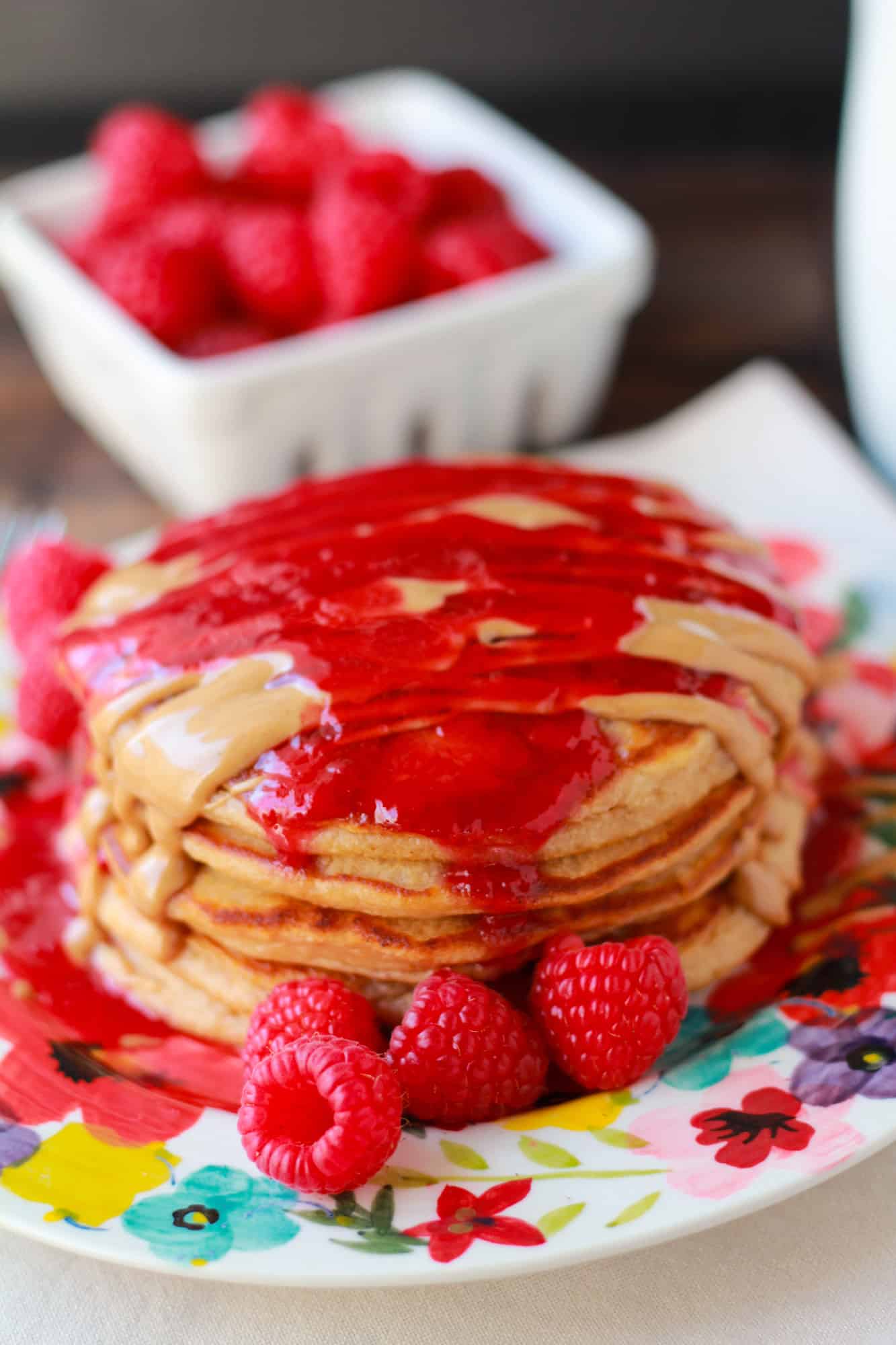 Peanut Butter and Jelly Pancakes