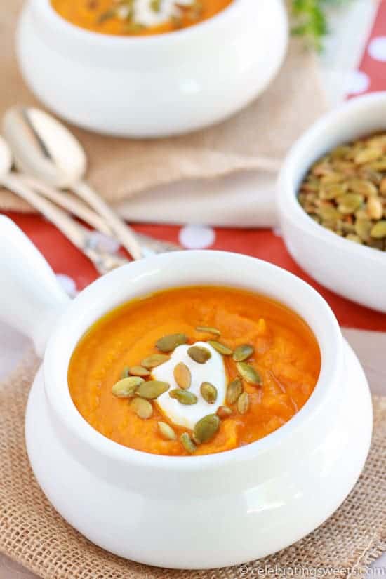 Creamy Butternut Squash and Carrot Soup