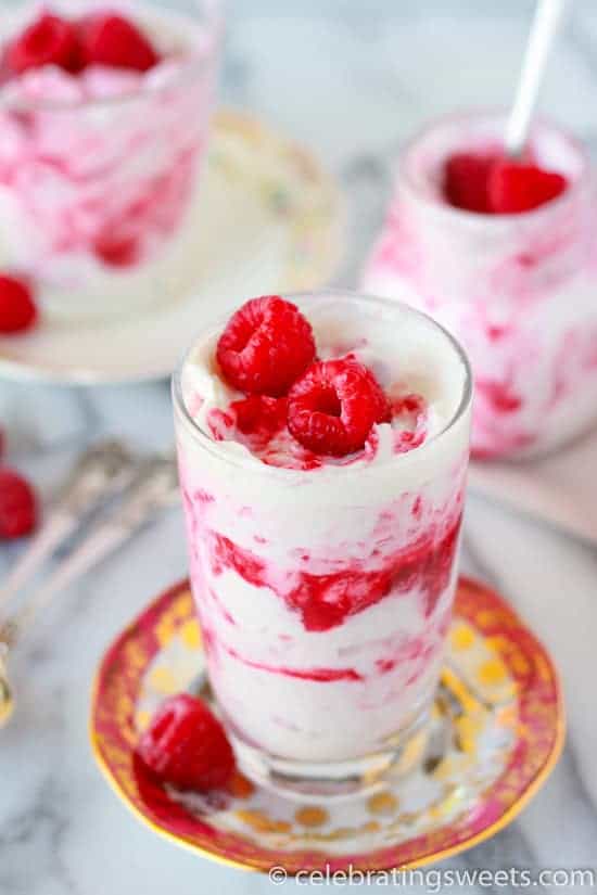 Raspberry Rhubarb Fool