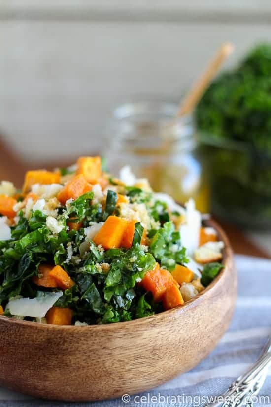 Kale and Sweet Potato Salad