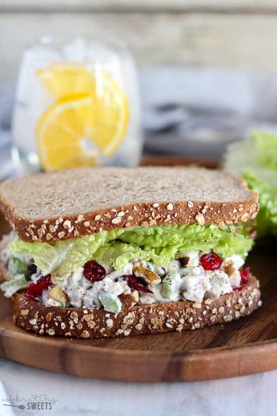 Cranberry Walnut Chicken Salad