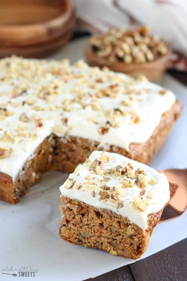 Healthier Carrot Cake (Naturally Sweetened + Whole Grain)