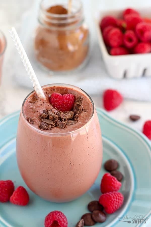 Chocolate Raspberry Smoothie