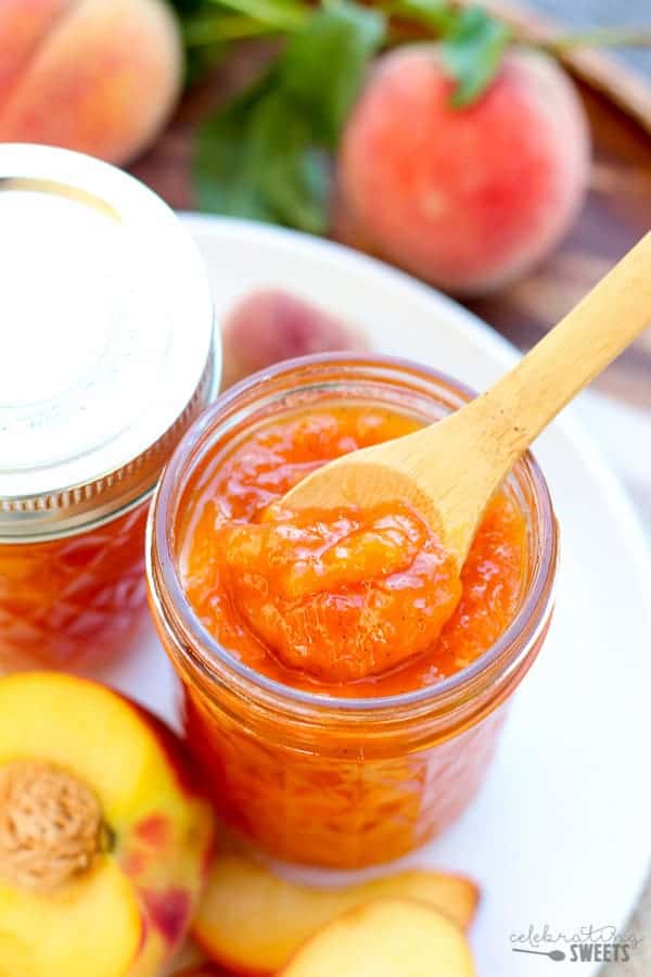 Easy Peach Vanilla Jam