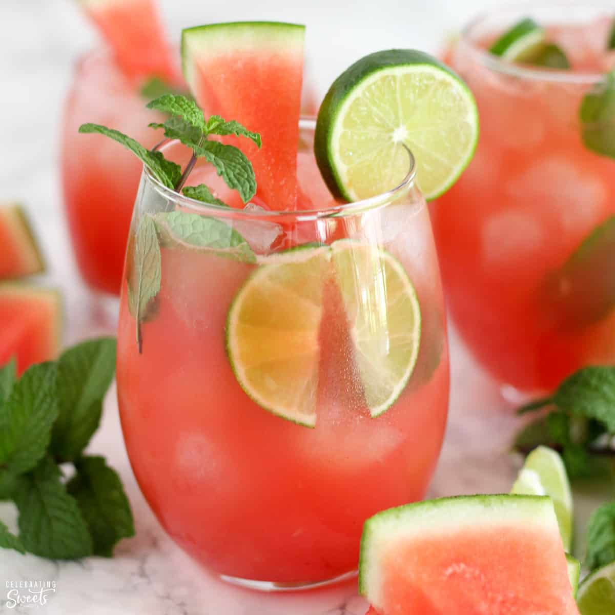Watermelon Mojitos