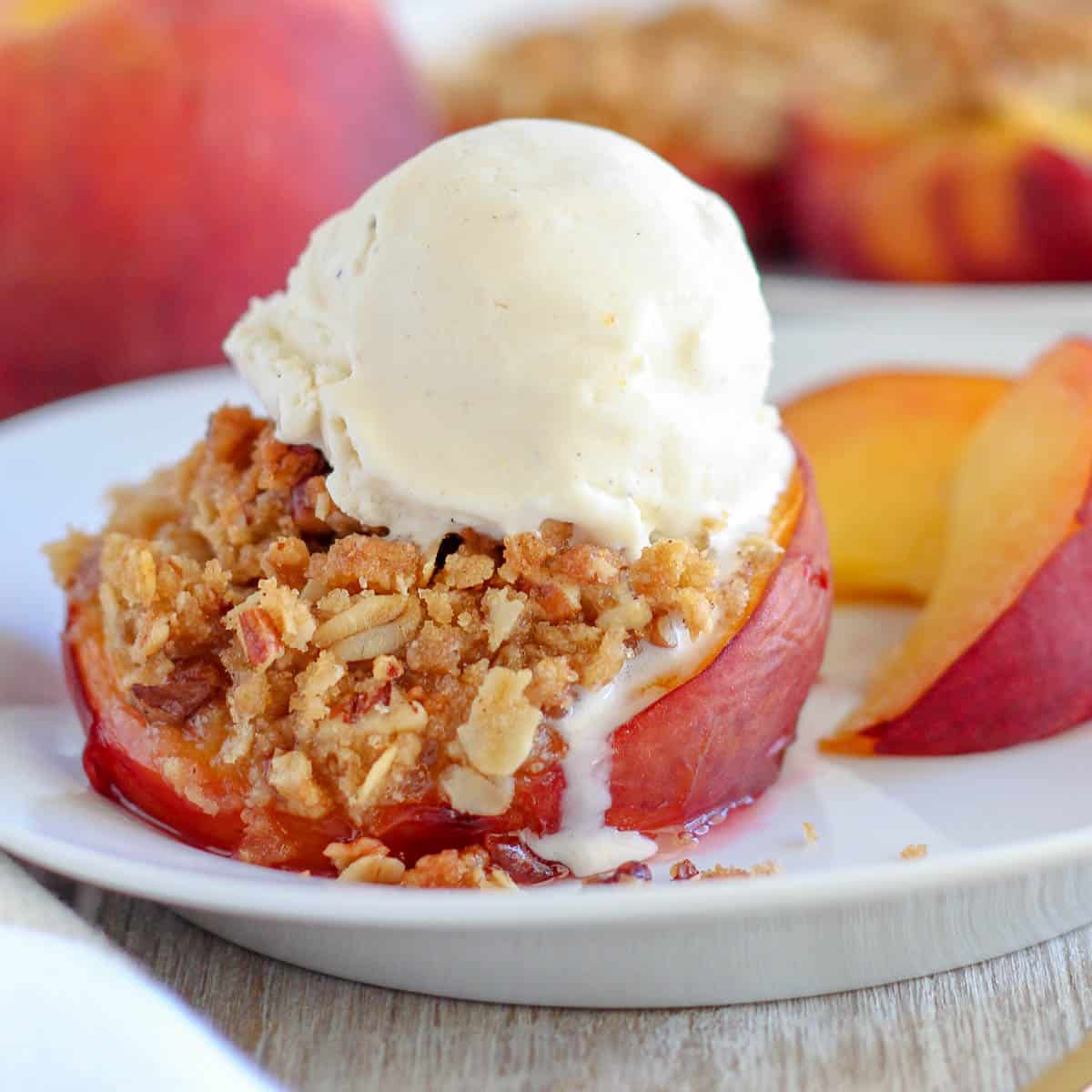 Stuffed Peaches