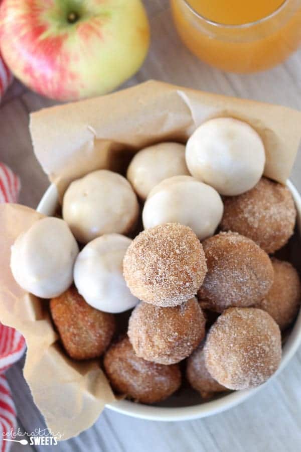 Baked Apple Cider Donut Holes