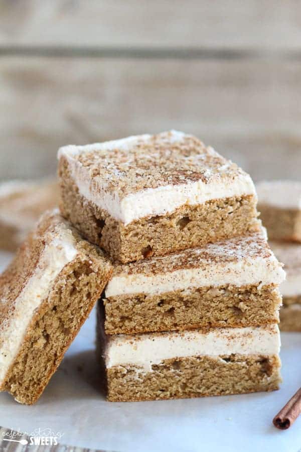 Chai Spice Cookie Bars