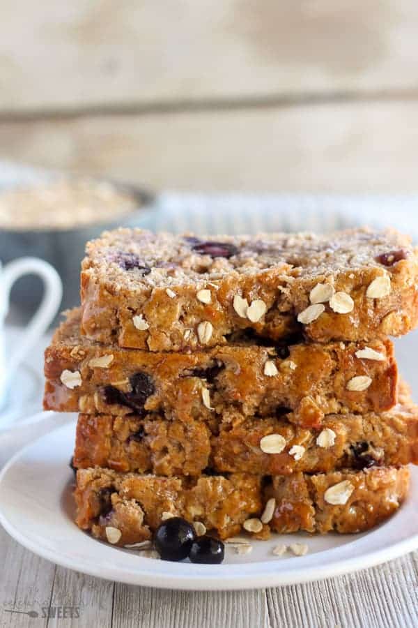 Blueberry Oatmeal Bread