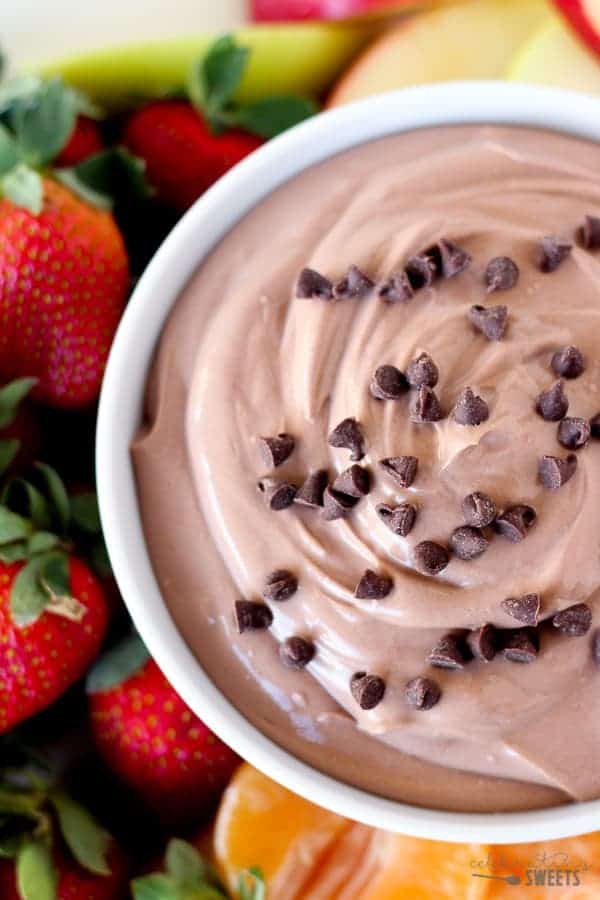 Healthier Chocolate Fruit Dip