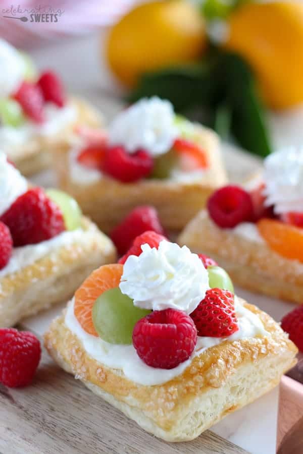 Mini Cream Cheese Fruit Tarts