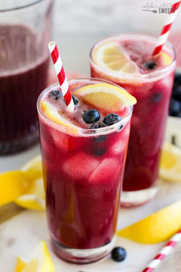 Spiked Blueberry Lemonade