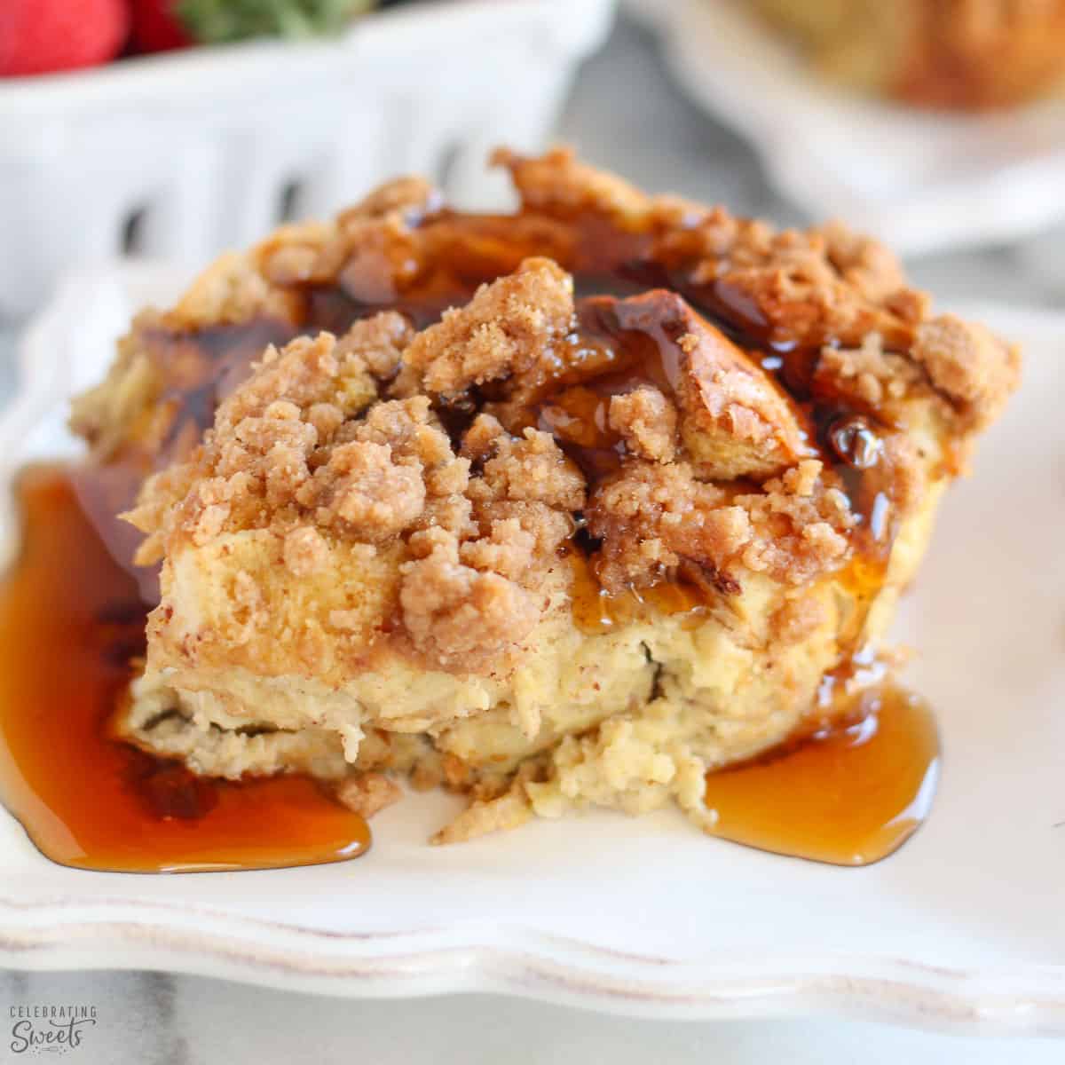 Cinnamon Vanilla Baked French Toast