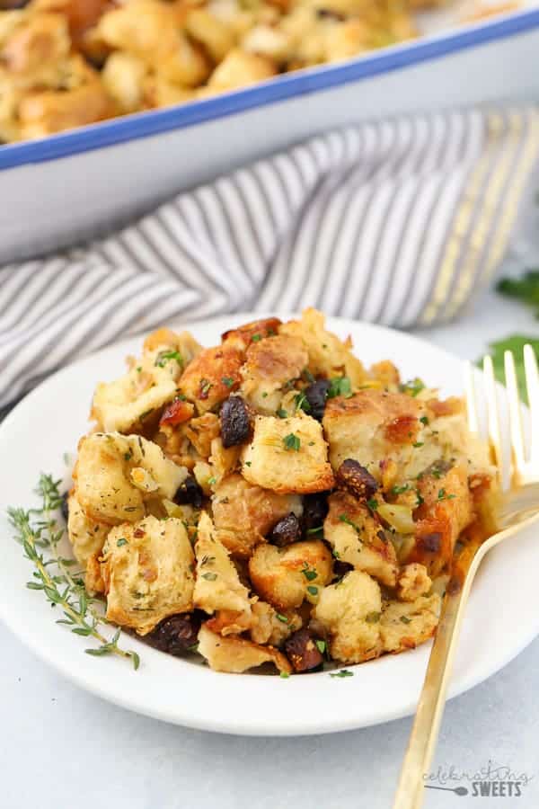 Fig Apple Sausage Stuffing