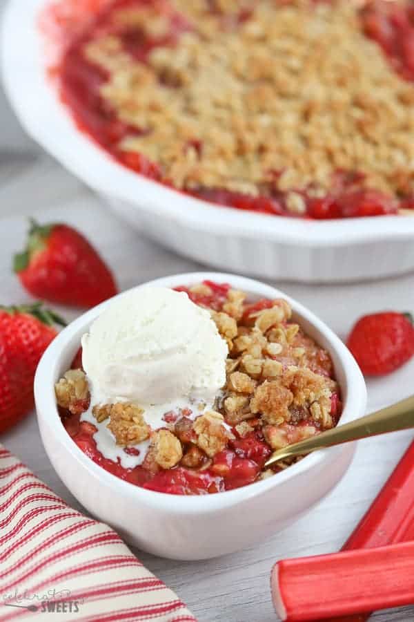 Strawberry Rhubarb Crisp