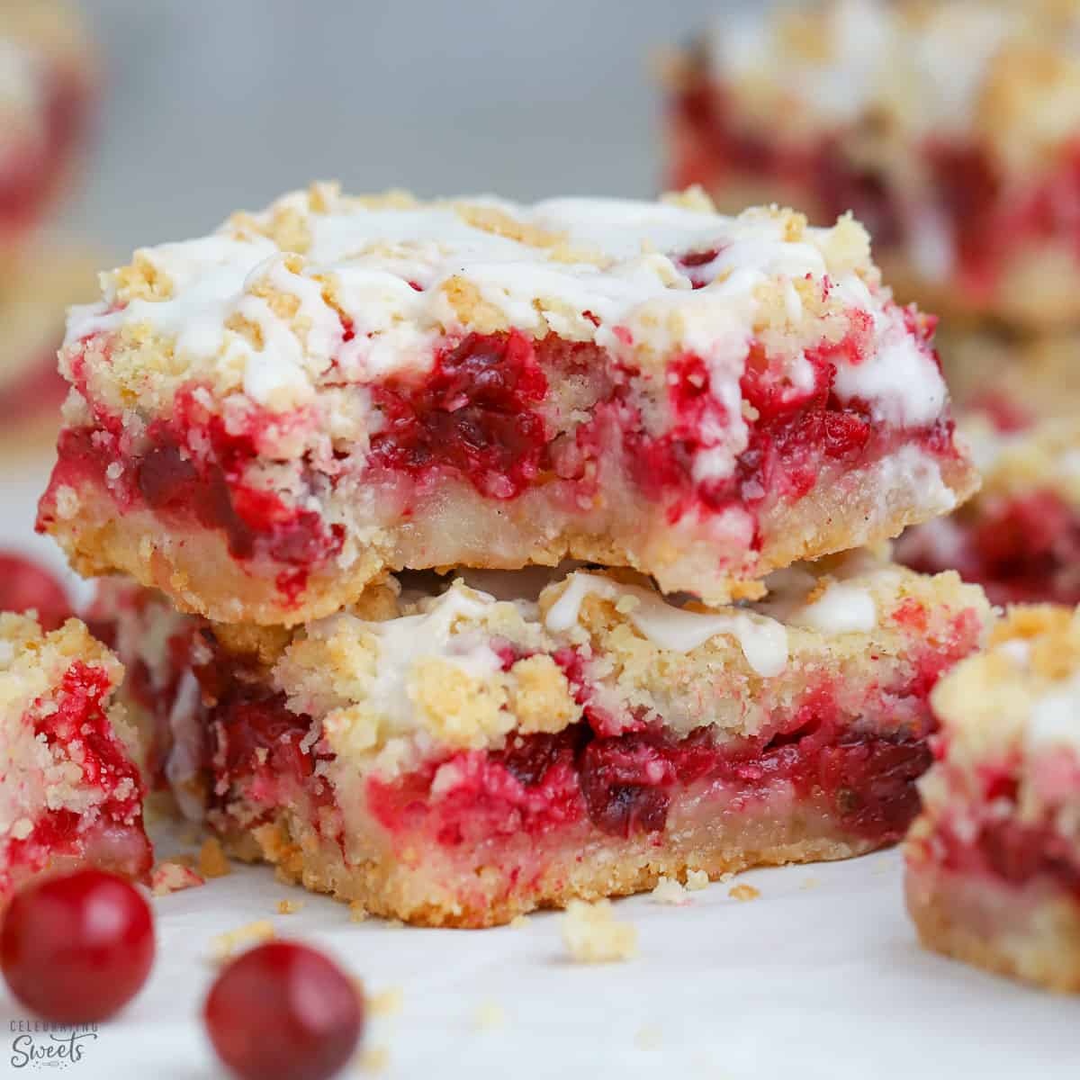 Cranberry Crumb Bars