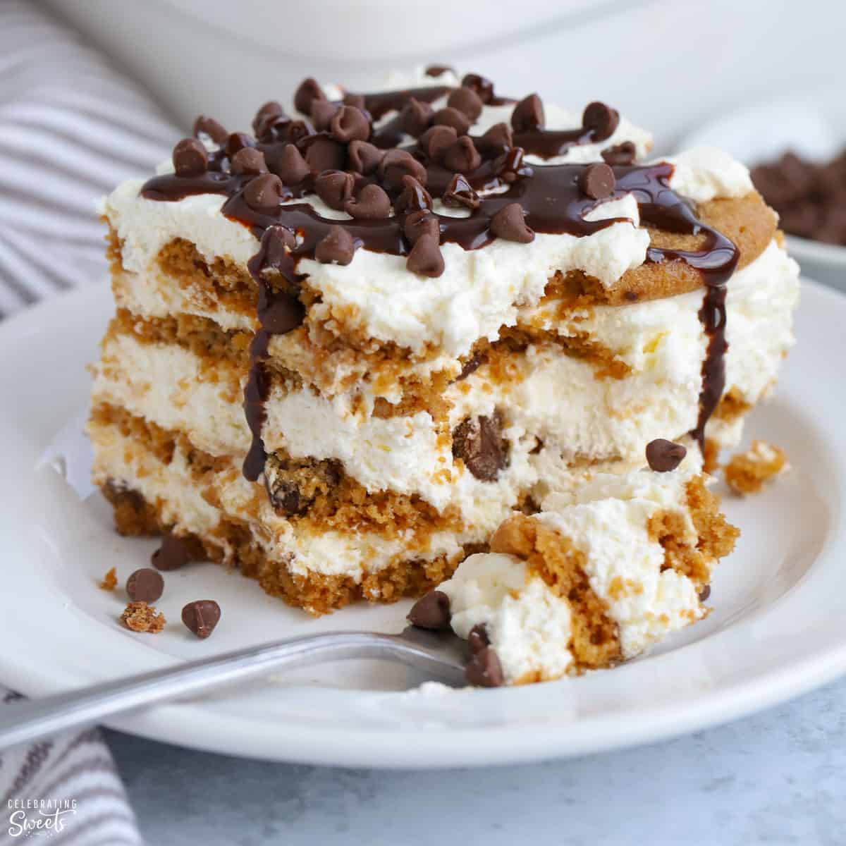 Chocolate Chip Cookie Icebox Cake