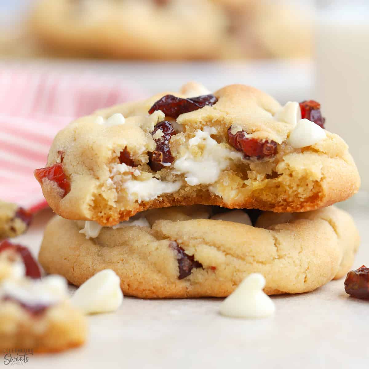 White Chocolate Cranberry Cookies
