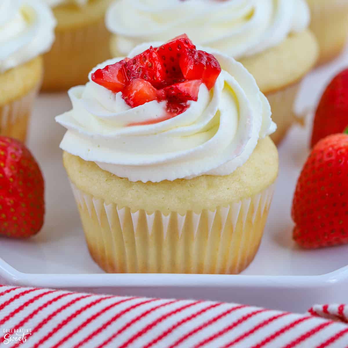 Strawberry Shortcake Cupcakes