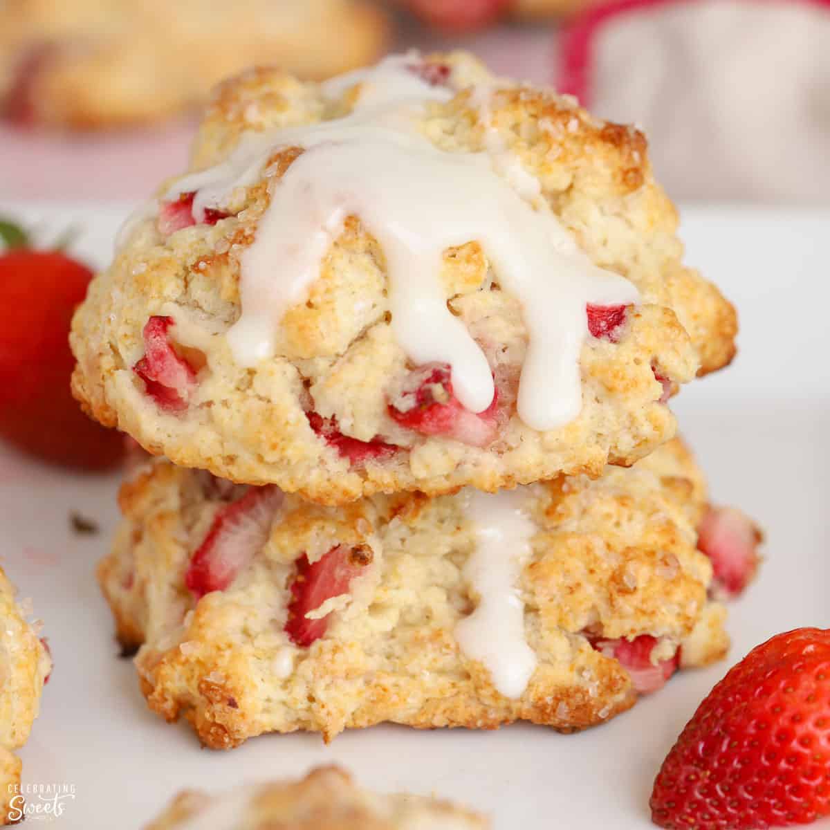 Strawberry Biscuits
