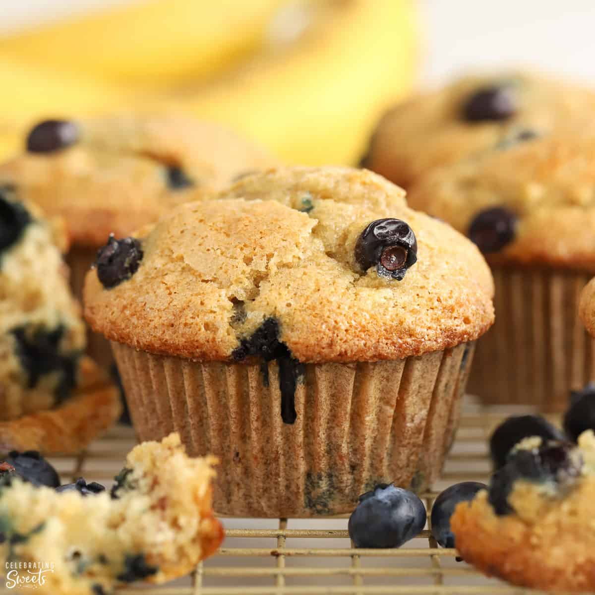 Blueberry Banana Muffins