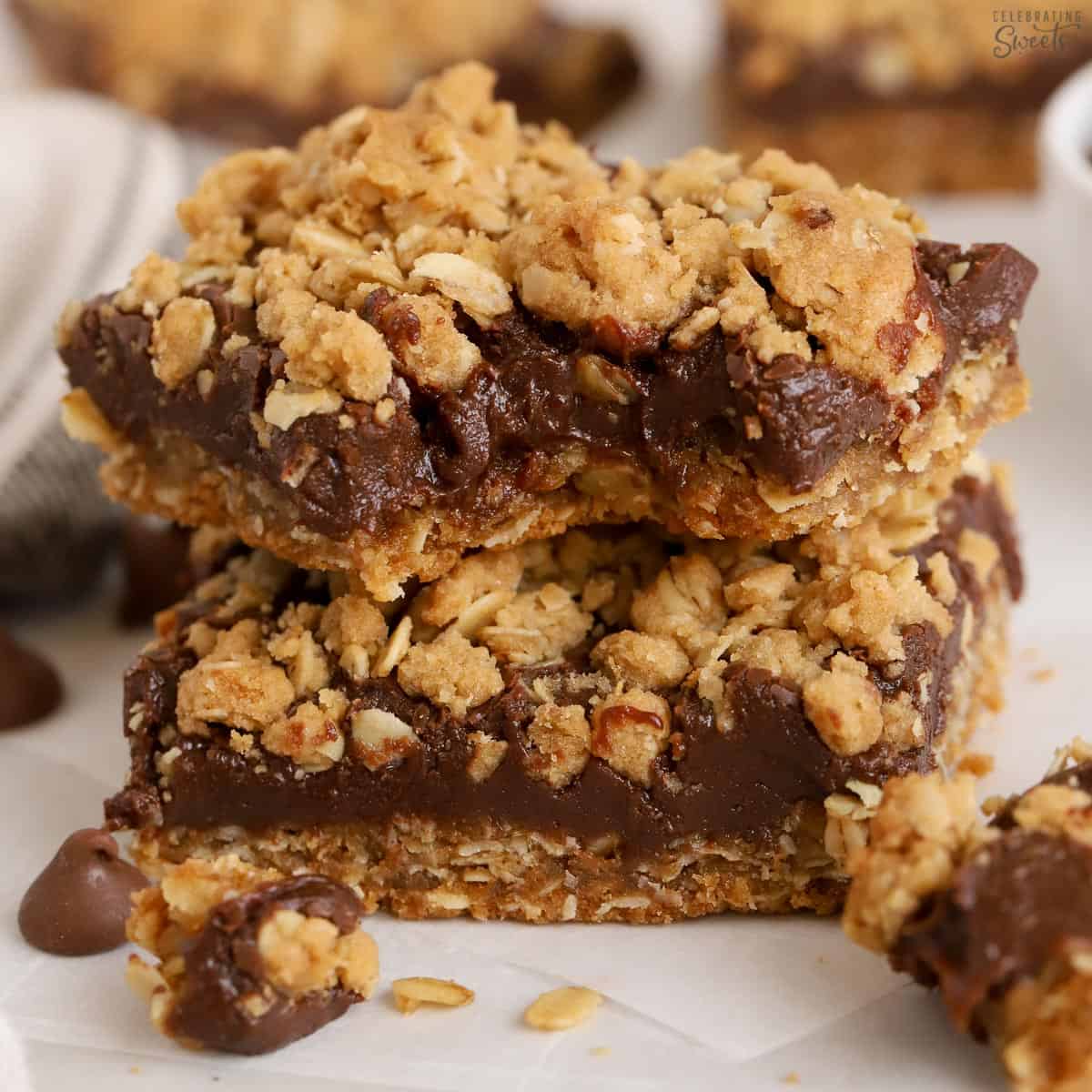 Oatmeal Fudge Bars