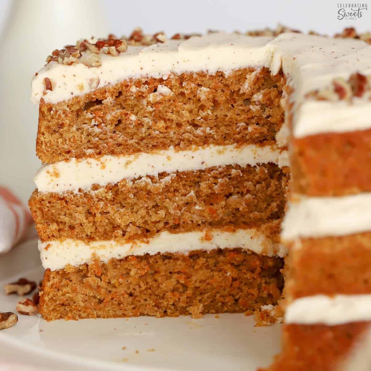 Carrot Cake with Brown Butter Cream Cheese Frosting