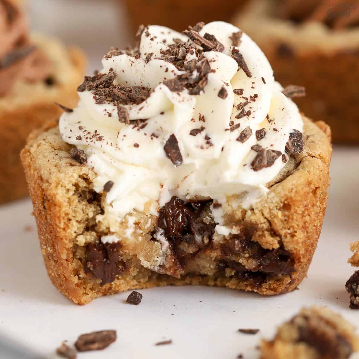 Chocolate Chip Cookie Cups
