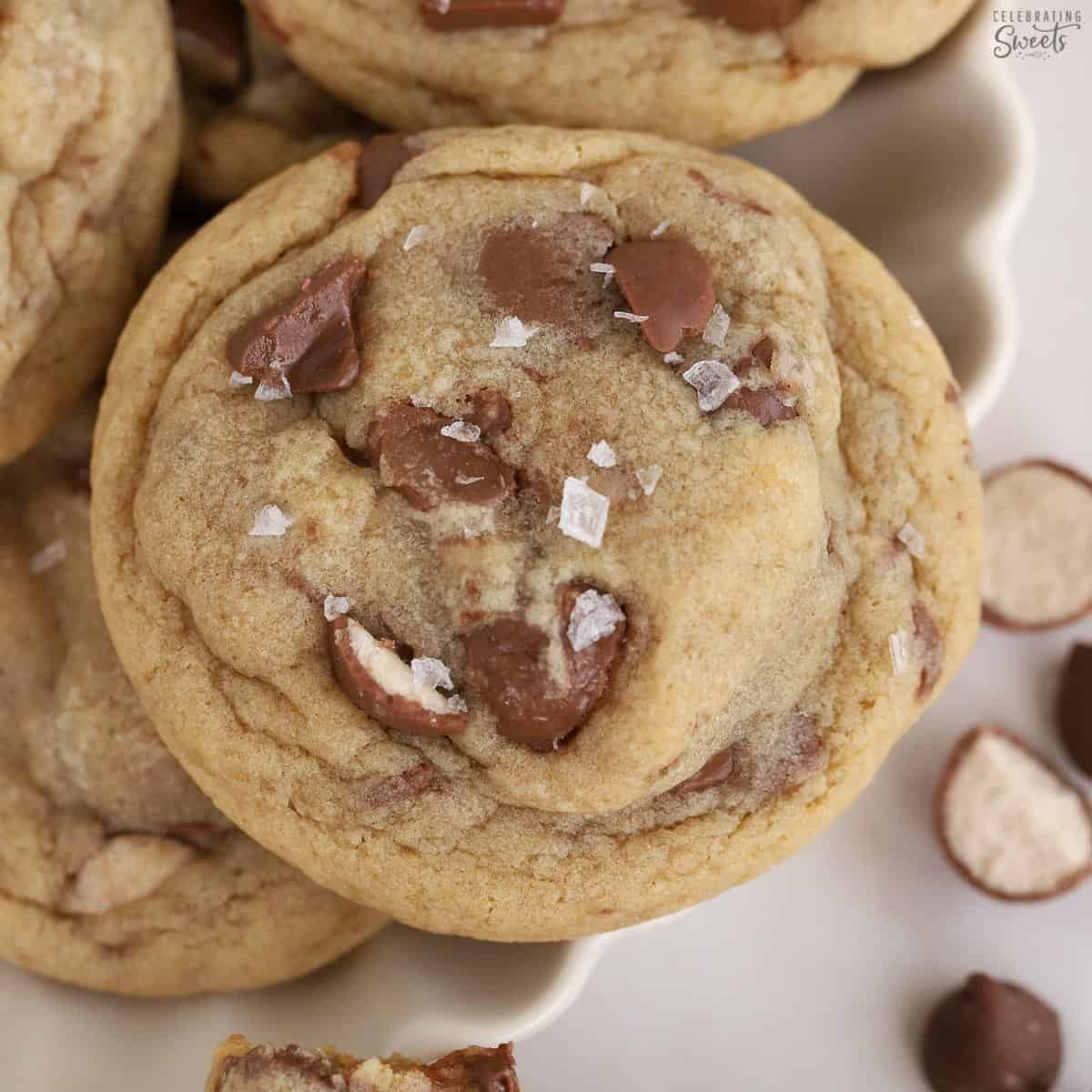 Malted Chocolate Chip Cookies