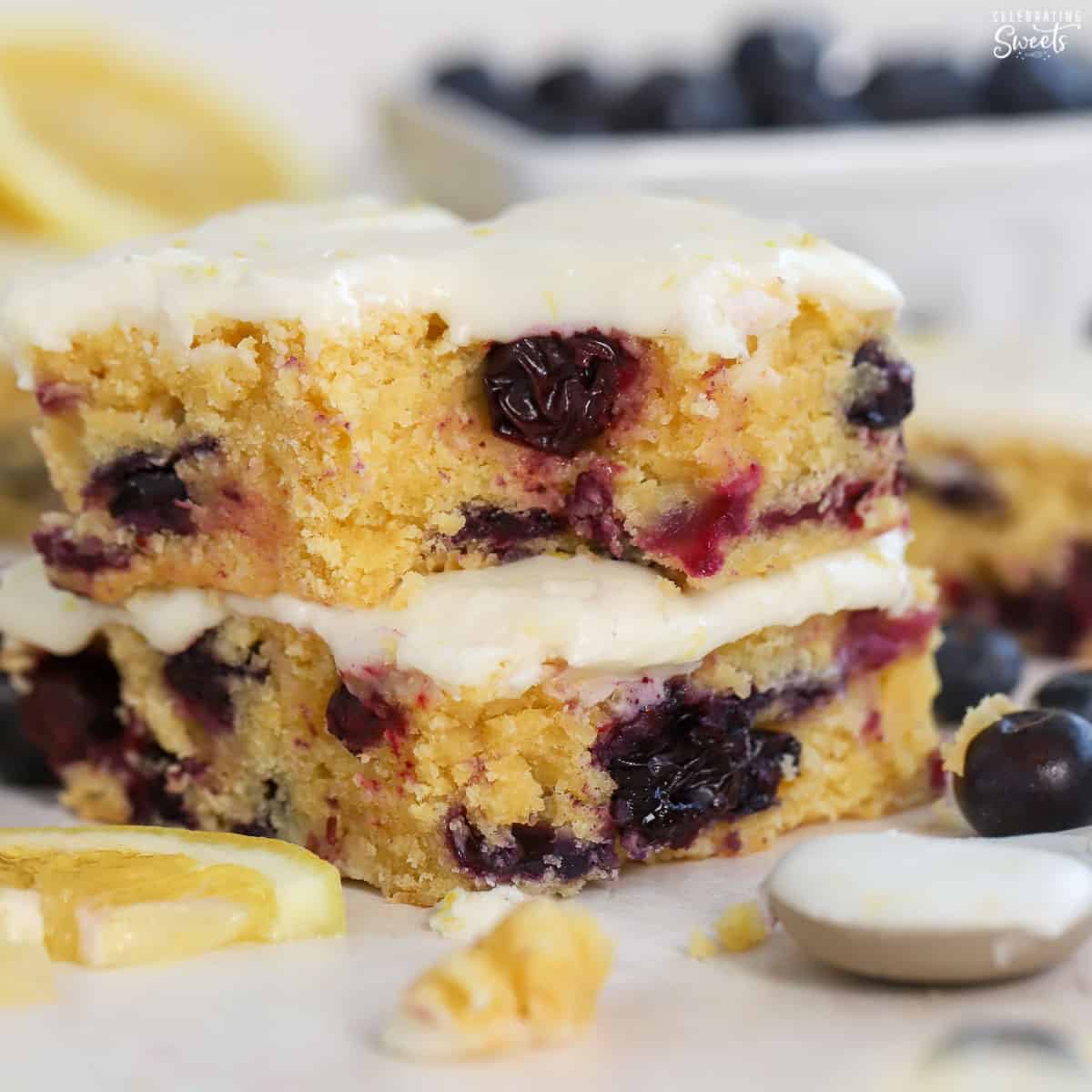 Lemon Blueberry Bars