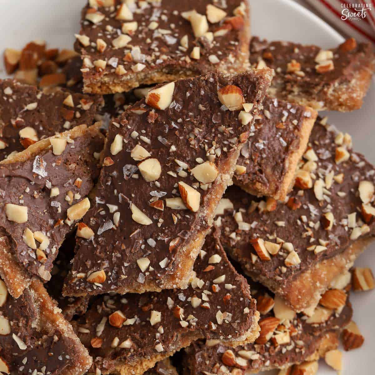 Easy Cracker Toffee Bark