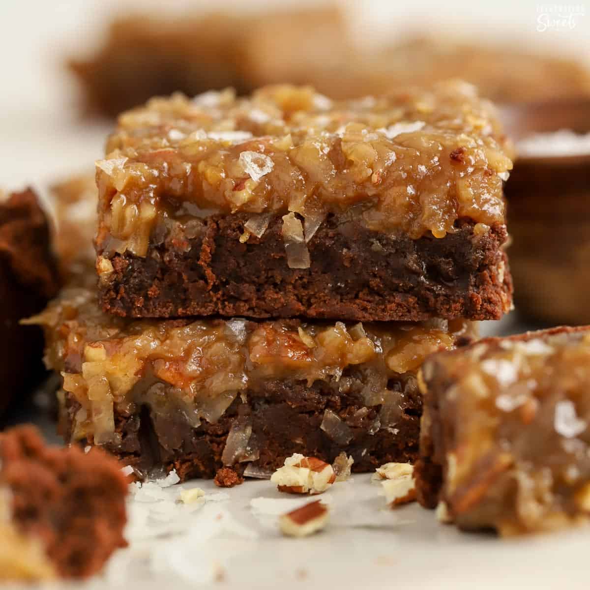 German Chocolate Brownies