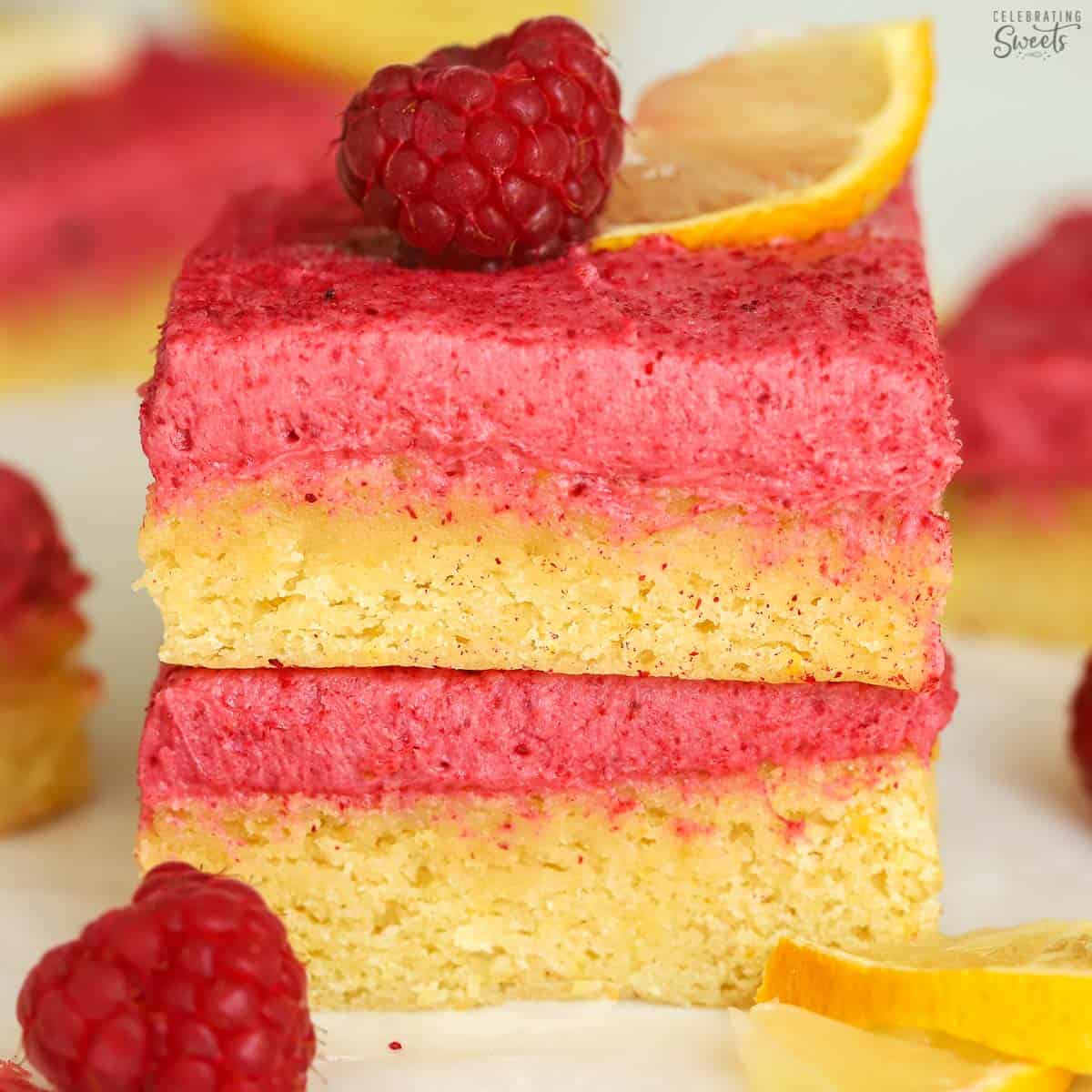 Raspberry Lemon Bars