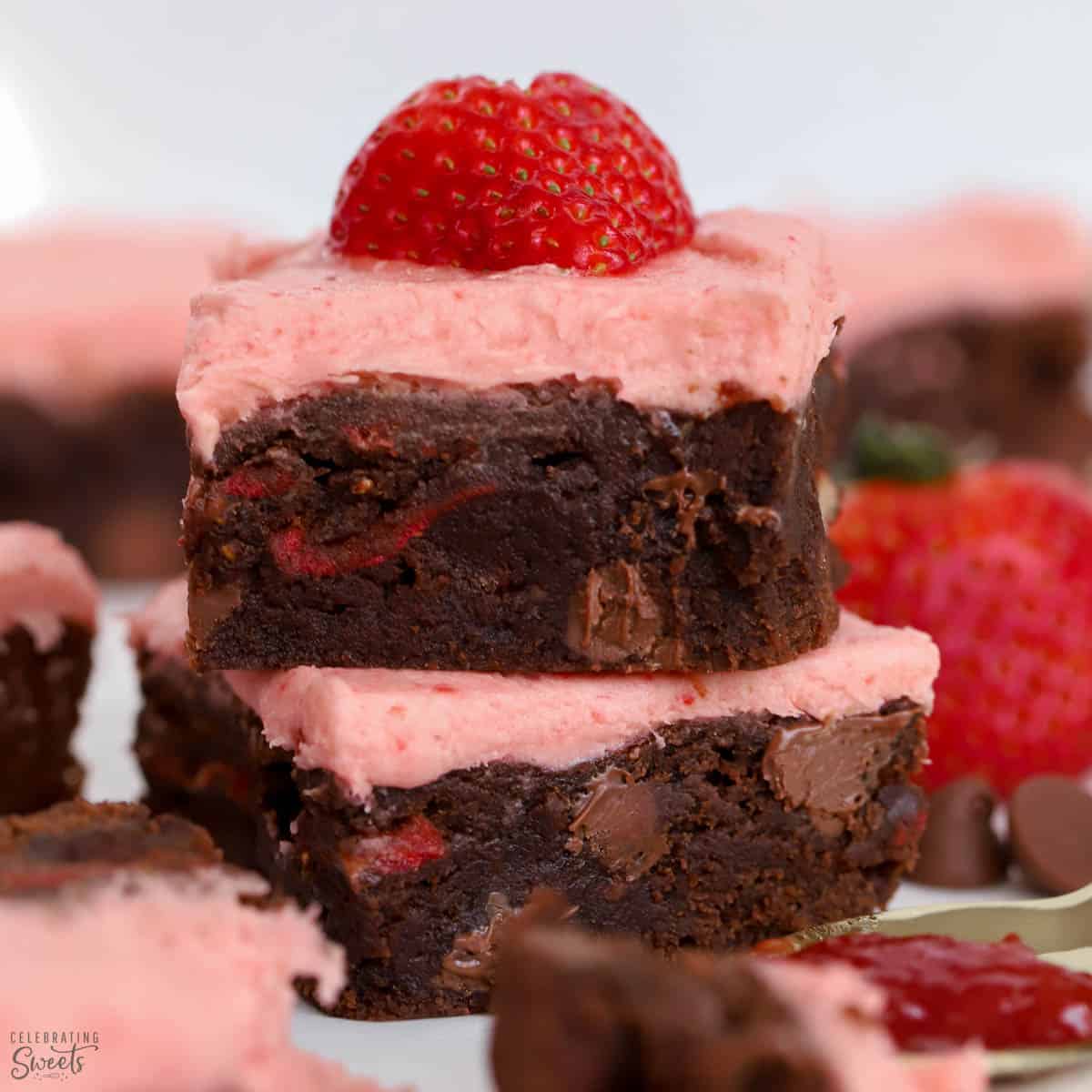 Strawberry Brownies