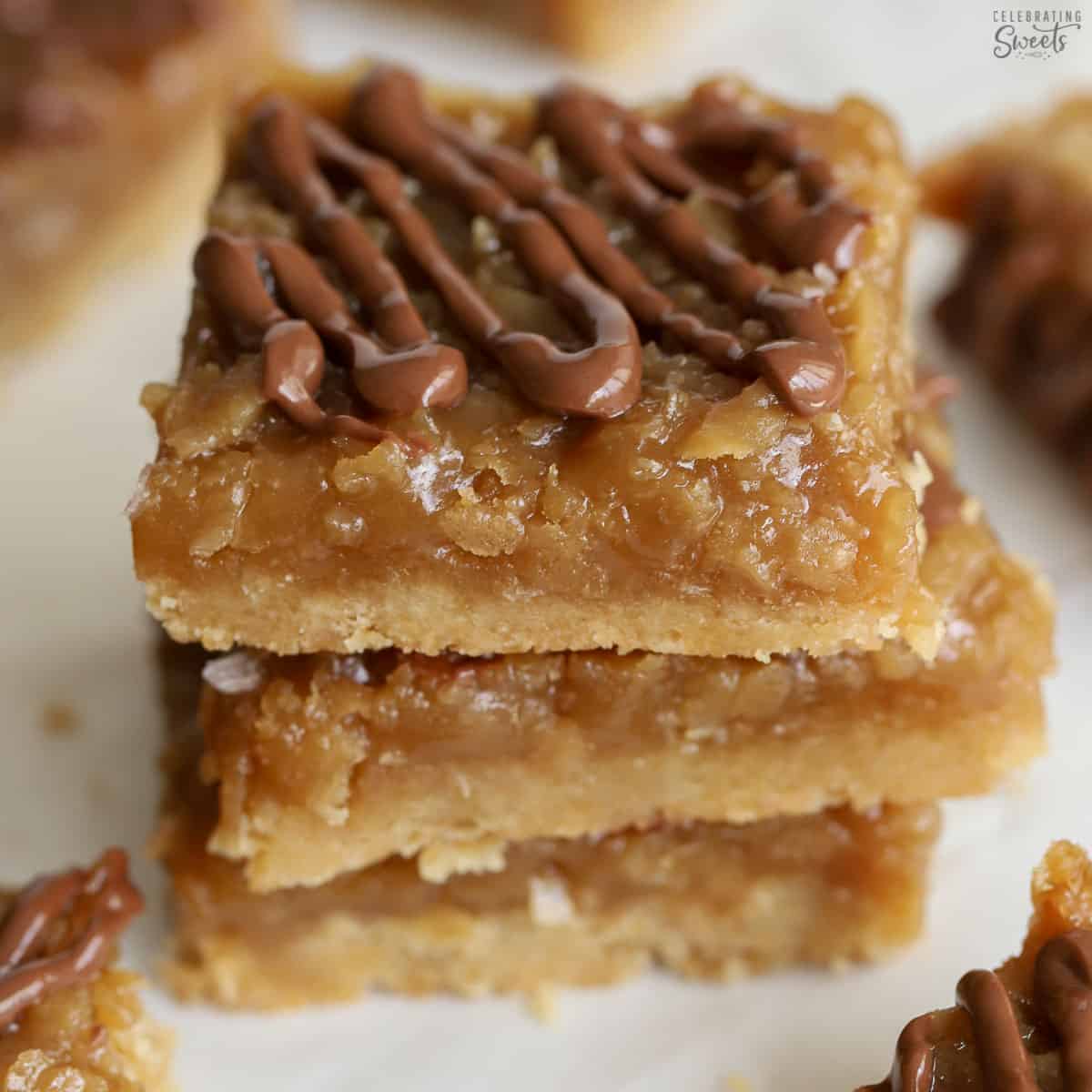 Caramel Coconut Bars