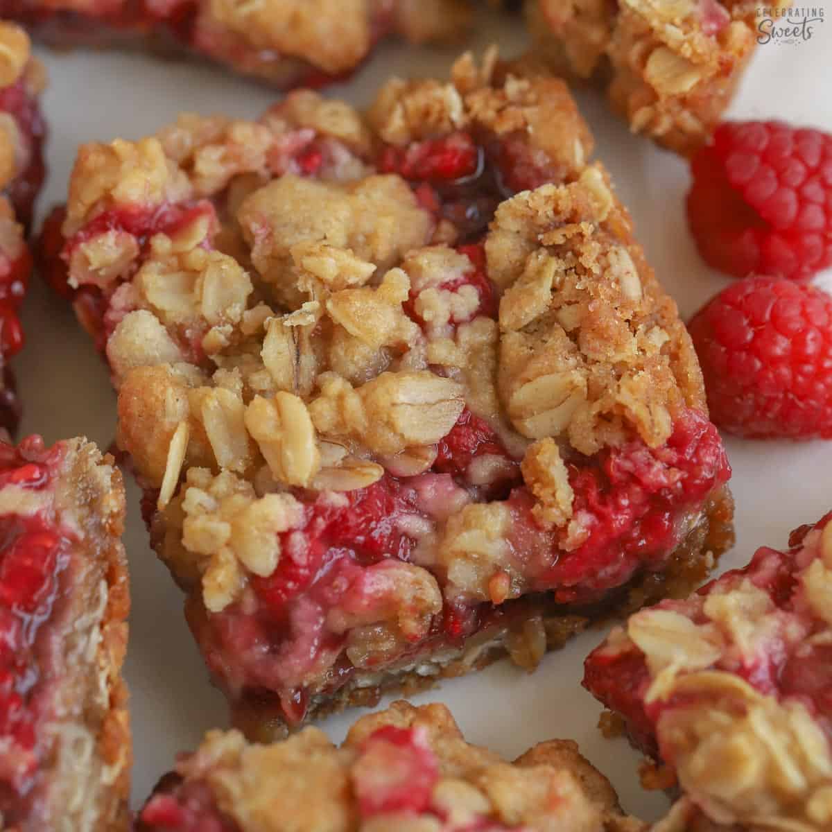 Raspberry Crumble Bars