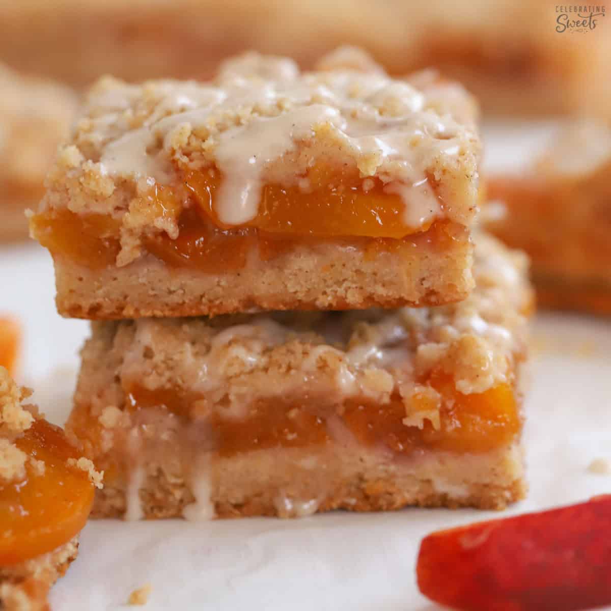 Peach Crumb Bars