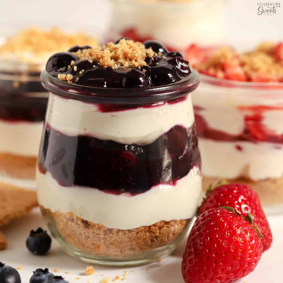 No Bake Cheesecake Parfaits