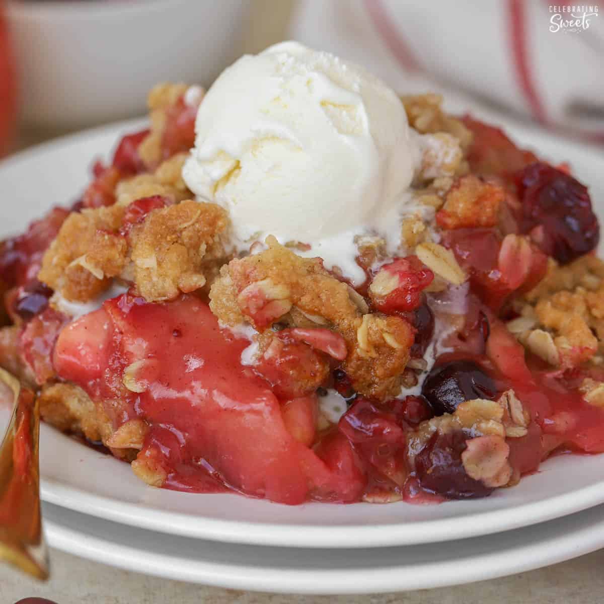Apple Cranberry Crisp