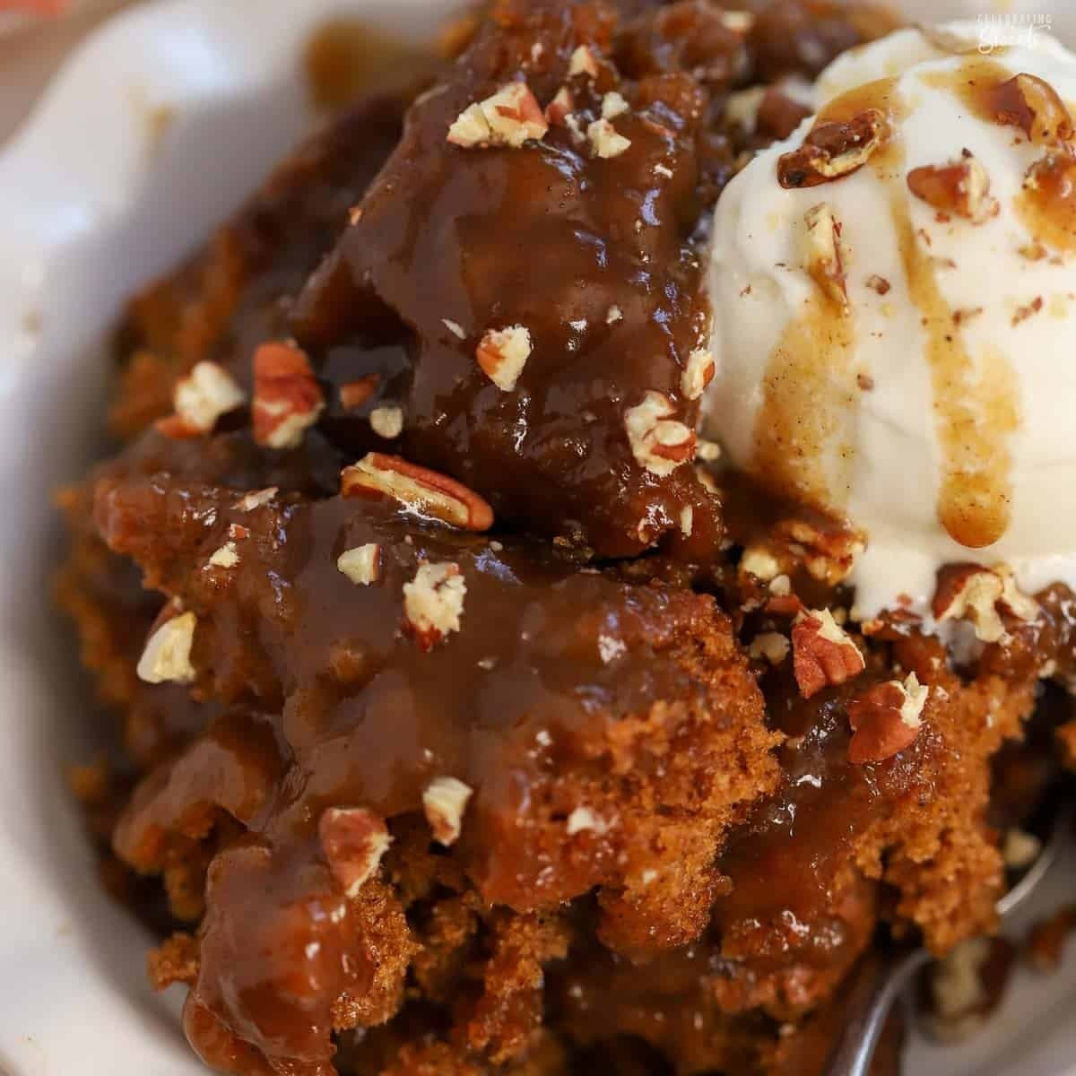 Pumpkin Pudding Cake